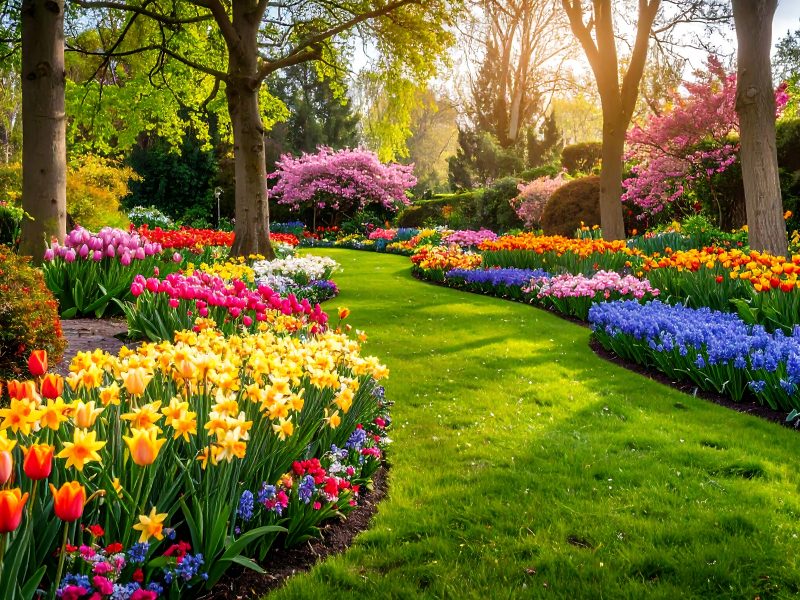 Tulpenfeld im Keukenhof