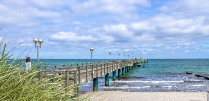 Seebrücke Graal Müritz, Ostsee, Deutschland