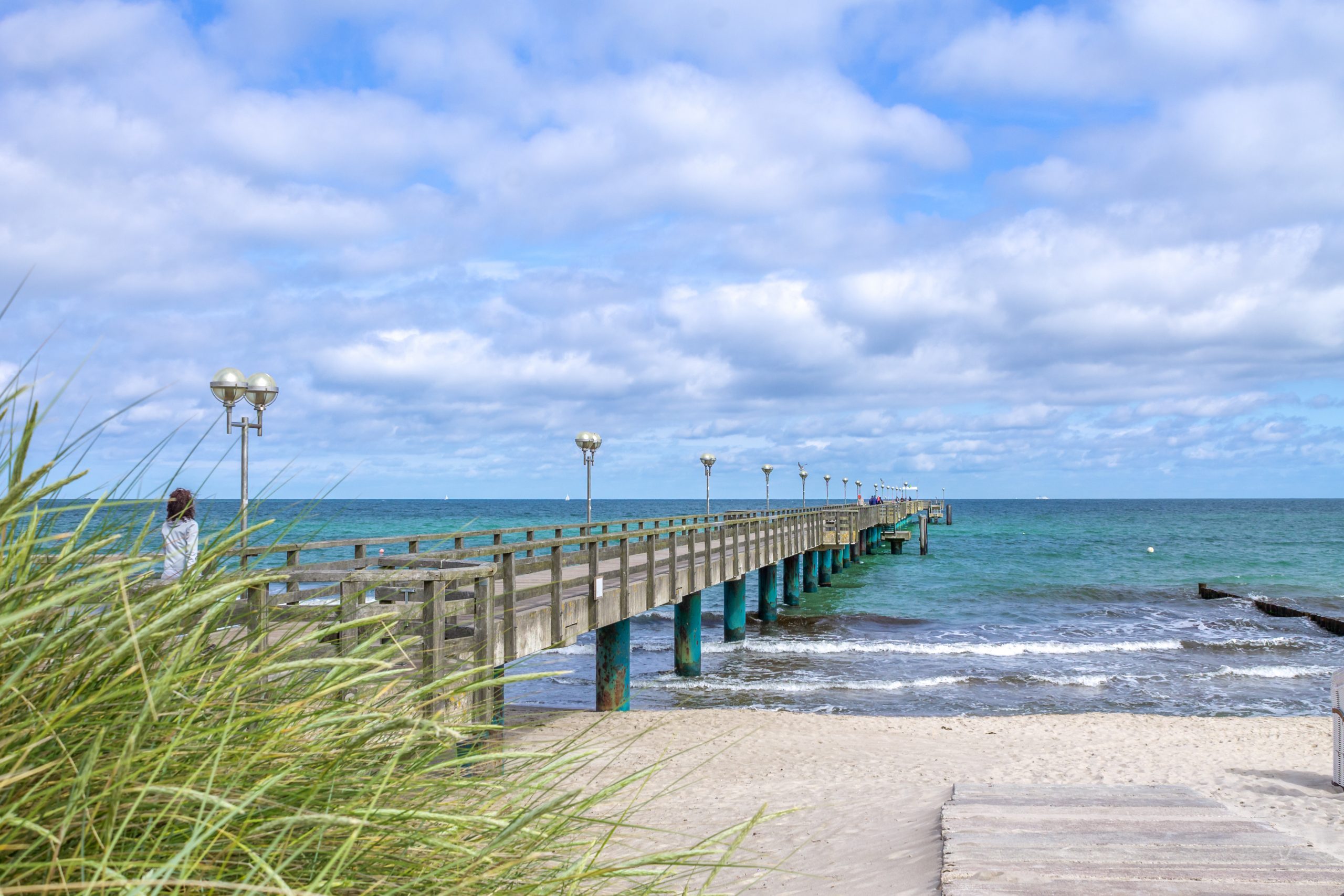 Seebrücke Graal Müritz, Ostsee, Deutschland